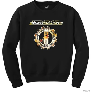 Bachman Turner Overdrive Four Wheel Drive Siyah Sweatshirt