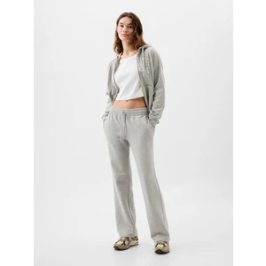 Kadın Gri Gap Logo Bootcut Fleece Eşofman Altı