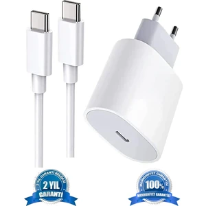 Iphone 15/16 - 15/16 Pro - 15/16 Plus - 15/16 Pro Max Uyumlu Hızlı Şarj Aleti 20W Usb-C To Usb-C