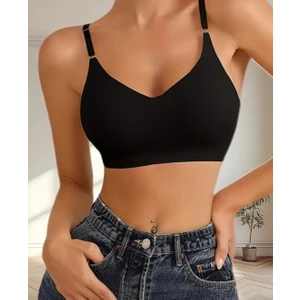 Nessa Ince Askılı Çıkarılabilir Padli Dikişsiz Lazer Kesim Iz Yapmaz Kopçasız BRALET-2012