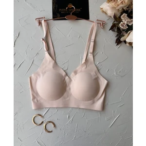 Nessa Ince Askılı Çıkarılabilir Padli Dikişsiz Lazer Kesim Iz Yapmaz Kopçasız BRALET-2012