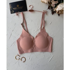 Nessa Ince Askılı Çıkarılabilir Padli Dikişsiz Lazer Kesim Iz Yapmaz Kopçasız BRALET-2012