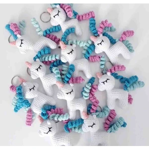 Meryemce Tasarımlar Amigurumi Unicorn Anahtarlık