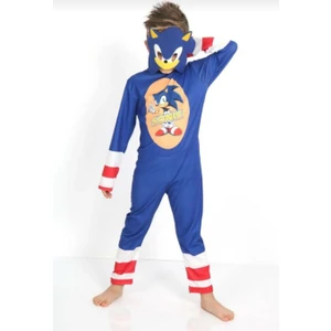Yeni Çoçuk Kostüm Sonic Parti Doğum Günü Özel Gün Maskeli Kostüm