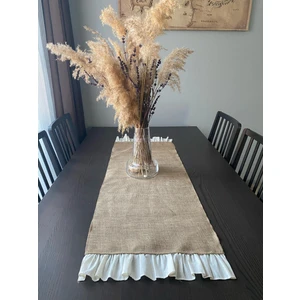 Fırfırlı Jüt Runner 40 x 120
