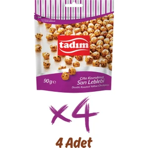 Çifte Kavrulmuş Sarı Leblebi | Diyet Dostu Atıştırmalık(4 x 90 Gr)