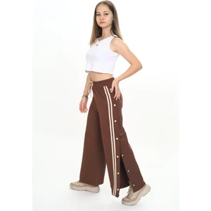 Kız Çocuk %100 Pamuk Yandan Çıt Çıtlı Siyah Alt EŞOFMAN-EŞF-0005