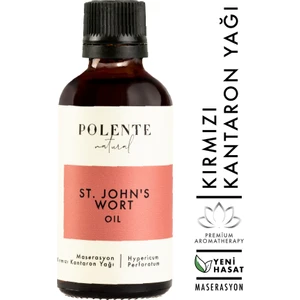 Polente Natural Kırmızı Kantaron Yağı - Zeytin Maserasyon (50 ml)