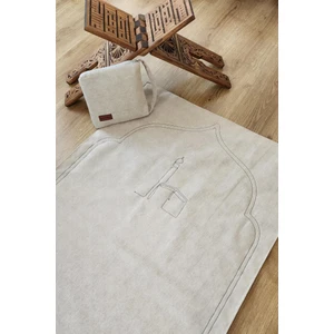 Sade Seccade Çantalı Naturel Düz 70X115 Ç3 Nakış Çantalı