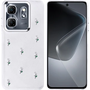 İnfinix Hot 50i Kılıf Sİmli Kamera Çerçveli ve Mini Fİgür Desenli Ultra Koruma Sağlayan Kutup Sert Silikon Kapak