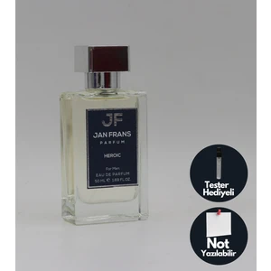 Jf Jan Frans Heroic - Vanilyalı Tatlı Odunsu Kokulu 50 ml Edp Kalıcı Erkek Parfüm