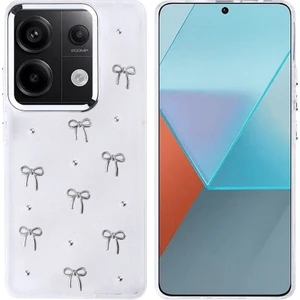 Redmi Note 13 Pro 4g Kılıf Simli Kamera Çerçveli ve Mini Figür Desenli Ultra Koruma Sağlayan Kutup Sert Silikon Kapak