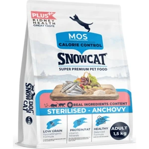 Snow Cat Plus Düşük Tahıllı Kısırlaştırılmış Balıklı Kedi Maması 1,5 kg