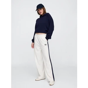 Kadın New Off Whıte Vintage Soft Wide-Leg Gap Logo Eşofman Altı