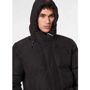 Siyah Erkek Mont M5011901A02A_HOODED 5 Baffle Sports