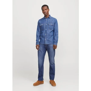 Jack & Jones Yüksek Bel Rahat Erkek Denim Pantolon 12269528_JJICHRIS Jjorıgınal Sbd 63