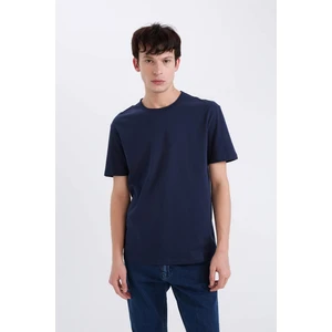%100 Pamuk Regular Fit Bisiklet Yaka Kısa Kollu Ağır Kumaş Tişört D5481AX25SP