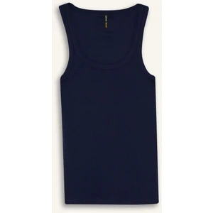 Slim Fit Dar Kesim Basic Düz Yuvarlak Yaka Fitilli Kaşkorse Atlet E5539AX25SM