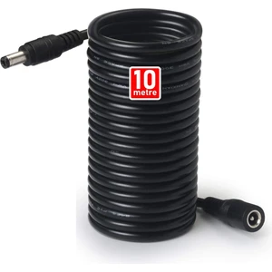 CONCORDEC10 Power Uzatma Kablosu 10 Metre AWG23 Kamera, Wifi Kamera, Modem, Kayıt Cihazı 12V Dc Uzatma