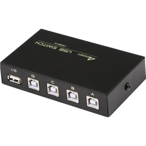 4 Port Yazıcı Printer Çoklayıcı Seçmeli Switch ( 1 Yazıcı 4 Bilgisayar )