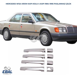 Ebal Oto Mercedes E Klasse W124 Krom Kapı Kolu 4 Kapı 1984-1995 P.çelik