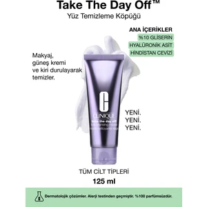 Take The Day Off™ Yüz Temizleme Köpüğü 125ML | %10 Gliserin + Hyaluronik Asit