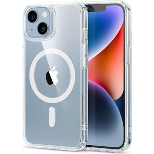 La Modena Premium Apple iPhone 13 / 14 Kılıf Magsafe Wireless Şarj Özellikli Şeffaf Kılıf