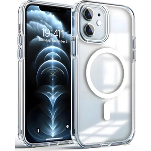 iPhone 11 Kılıf Magsafe Wireless Şarj Özellikli Şeffaf Kılıf