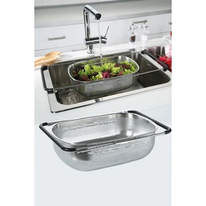 Lavabo Süzgeci Ayarlanabilir Kevgir 304 Paslanmaz Çelik 721523