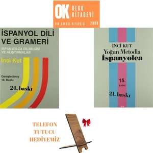 Yoğun Metodla Ispanyolca - Ispanyol Dili ve Grameri (Yeni Baskı) / 2 Kitap Set / Inci Kut