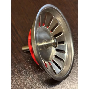 Evye Süzgeci, 
Paslanmaz Çelik, Silikon contalı, Süzgeç Çapı 8 cm