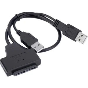 USB 2.0 To 2.5 Inç Sata Power Destekli HDD SSD Çevirici Harddisk Veri Aktarma Kablosu