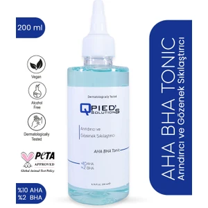 Qpied's Solutions Canlandırıcı Yüz Bakım Toniği Glycolic Acid Aha-Bha
