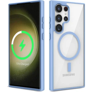 İ She Galaxy S22 Ultra Kılıf Morvex Premium Renkli Magsafe Sert Silikon Kapak