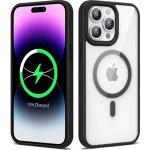 İ She Apple iPhone 14 Pro Max Kılıf Morvex Premium Renkli Magsafe Sert Silikon Kapak