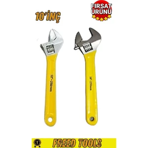 Freed Tools 10 Inç Kurbağacık İngiliz Anahtarı