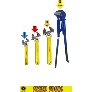 Freed Tools Kurbağıcık Anahtar Seti ve Maşalı Boru Anahtarı