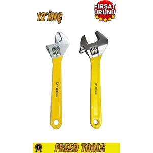 Freed Tools 12 Inç Kurbağacık İngiliz Anahtarı