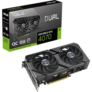 Asus-GEFORCE DUAL-RTX4070-O12GD6-EVO-NVIDIA--RTX 4070-12GB 192BIT GDDR6--2550MHZ-OC-HDMI-DP-DLSS3 Ekran Kartı