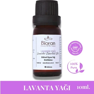 %100 Saf Lavanta Yağı (10 ml) - Cam Şişe