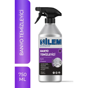 Profesyonel Banyo Temizleyici 750 ml – Kireç ve Sabun Lekelerini Gideren, İz Bırakmayan Parlak Formül