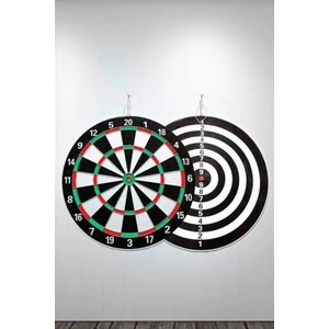 Dart Seti Büyük Boy Hedef Tahtası 4 Dart Ile Asılabilir 43 cm