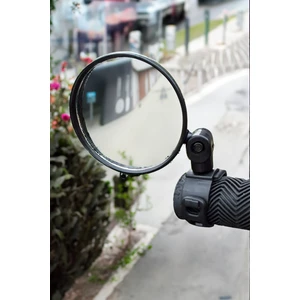 Scooter ve Bisikletler Için Yan Ayna Yuvarlak Geniş Görünüş Açısı Yan Ayna