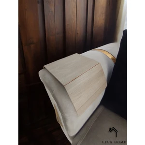 Leur Home Cordoba Koltuk Kenarı Katlanabilir Yan Sehpa Amerikan Servisi Kanepe Kenarı Portatif Tepsi 40 x 20