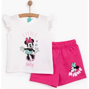 Minnie Mouse Kız Tshirt-Şort Kız Bebek