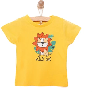 Basic Aslan Baskılı Tshirt Erkek Bebek