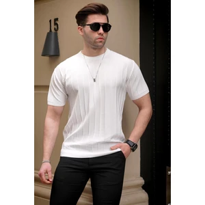 Erkek Beyaz Tişört 5684