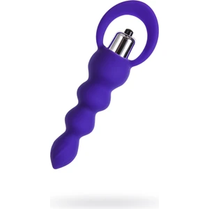 Titreşi ml i Kıvrı ml ı Ekstra Uyarı ml ı 14 cm Anal Plug – 4 Kademeli Çap Artışı ve 10 Titreşim Modu ile Yoğun Stimülasyon Todo By Toyfa Twisty Anal Plug, Silikon, Mor, 14 Cm, Ø 3,2 cm