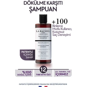 La Rachel-Paris Saç Dökülmesine Karşı Geliştirilmiş Patentli Içeriğe Sahip Bilimsel Saç Bakım Şampuanı
