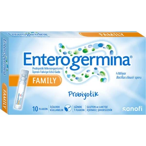 Aile 10 Flakon 4 Milyar Bacillus Clausii Sporu İçeren Probiyotik